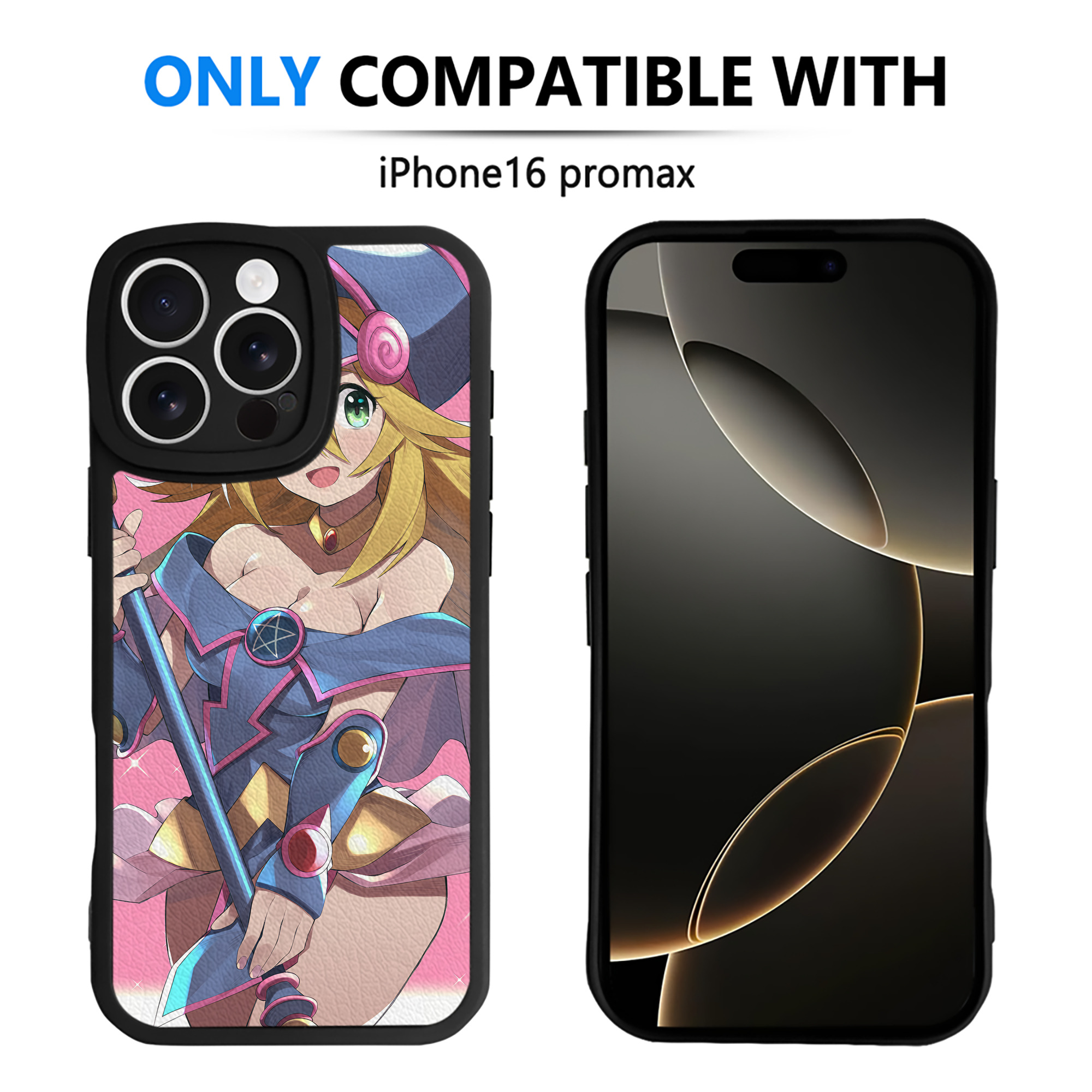 （画像用） 遊☆戯☆王 Yu-Gi-Oh! 【iPhone 16シリーズ対応】シリコンスマホケース（レザー調） 材質：シリコン